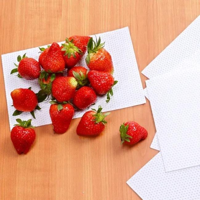 strawberry absorbent pads